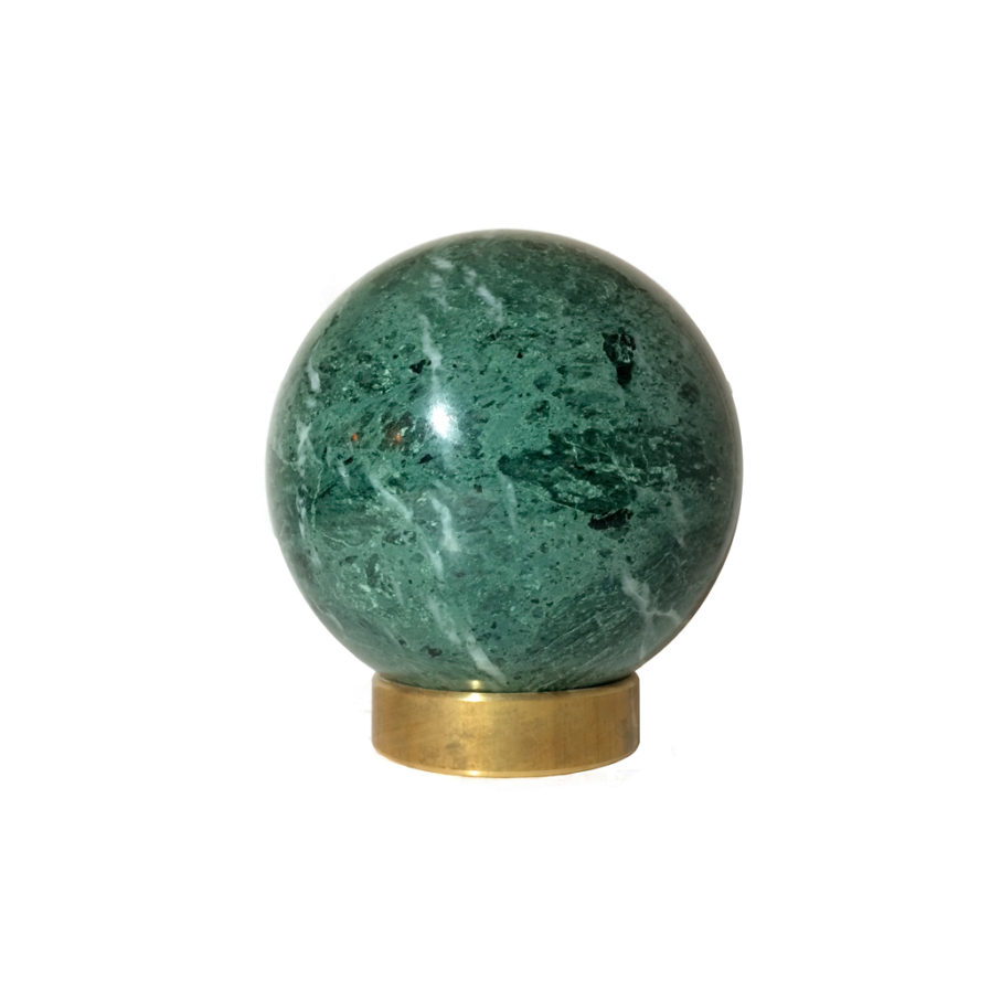 Green-marble-sphere-ø12-MarbleSphere-Marble-Brass-Decoration-Exclusive-Unique-Carrara-HomeDecor-GiftIdea-gave ide-marmorkugle-krystalkugle-messing-kaja skytte-moderne-dansk design